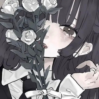 高清动漫精致女生头像图片