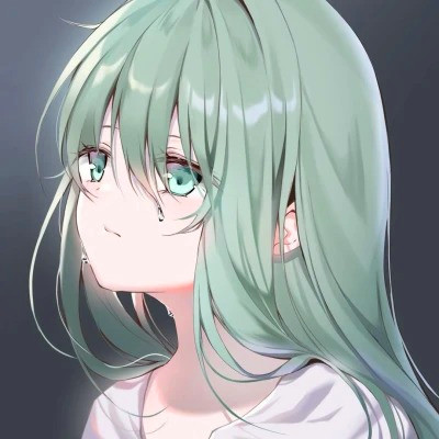 女生精致插画头像动漫图片