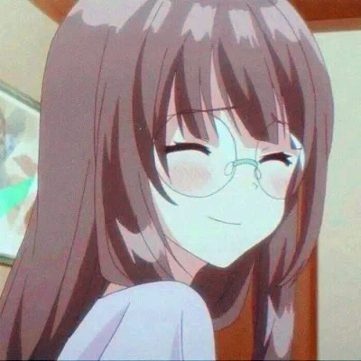 女生精致插画头像动漫图片