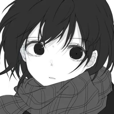 女生精致插画头像动漫图片