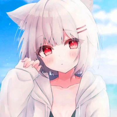 女生精致插画头像动漫图片