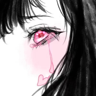 女生精致插画头像动漫图片