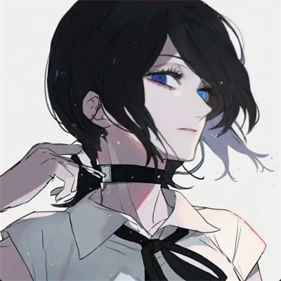 女生精致插画头像动漫图片