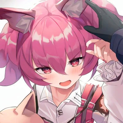 女生精致插画头像动漫图片