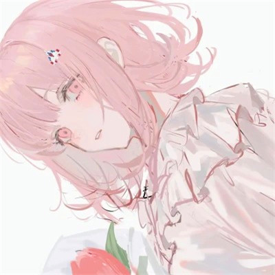 女生精致插画头像动漫图片