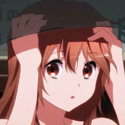 女生精致插画头像动漫图片