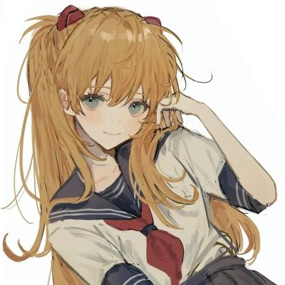 女生精致插画头像动漫图片
