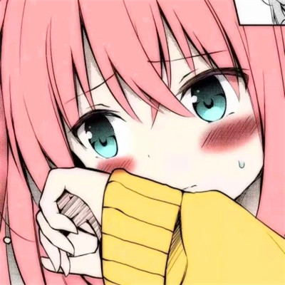 女生精致插画头像动漫图片