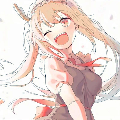 女生精致插画头像动漫图片