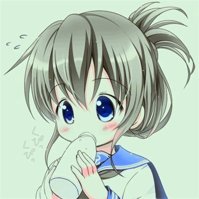 女生精致插画头像动漫图片