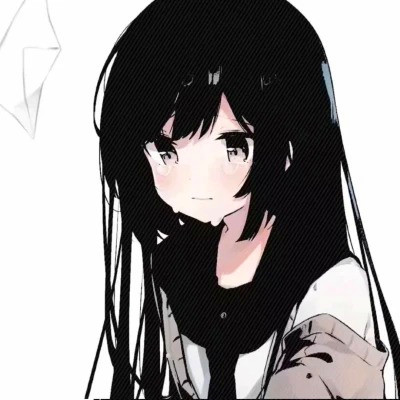 女生精致插画头像动漫图片