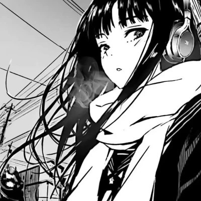 女生精致插画头像动漫图片