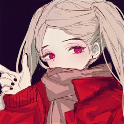 女生精致插画头像动漫图片