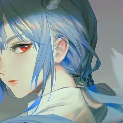 女生精致插画头像动漫图片