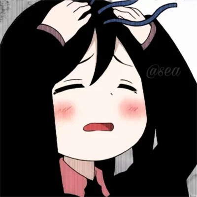 女生精致插画头像动漫图片