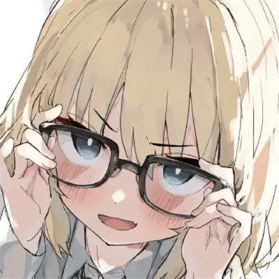女生精致插画头像动漫图片