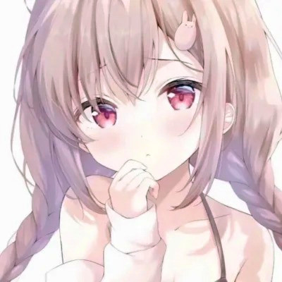 女生精致插画头像动漫图片