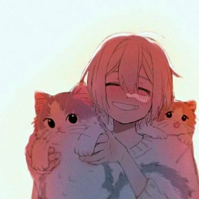 女生精致插画头像动漫图片