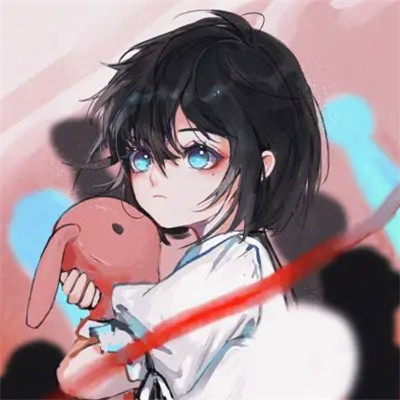 女生精致插画头像动漫图片