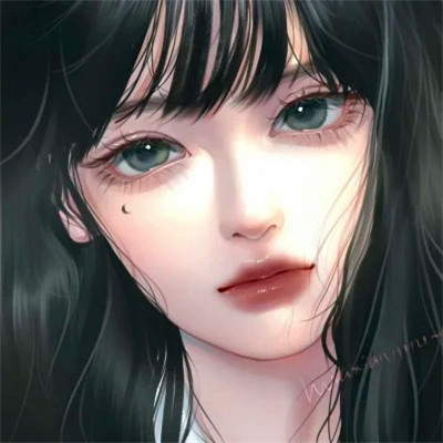 女生头像高级质感干净动漫