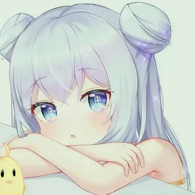 女生头像高级质感干净动漫