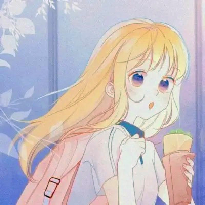 女生头像高级质感干净动漫