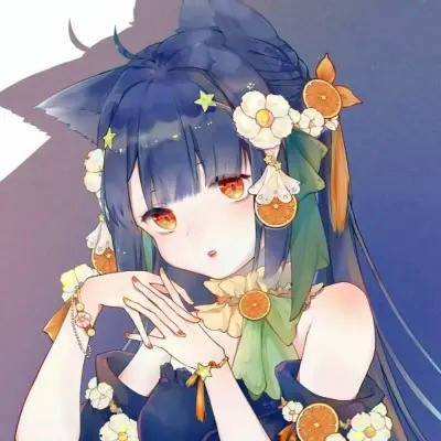 女生头像高级质感干净动漫