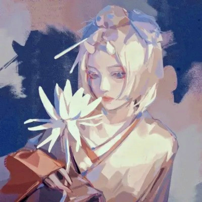 女生头像高级质感干净动漫