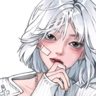 女生头像高级质感干净动漫