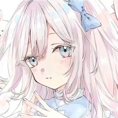 女生头像高级质感干净动漫