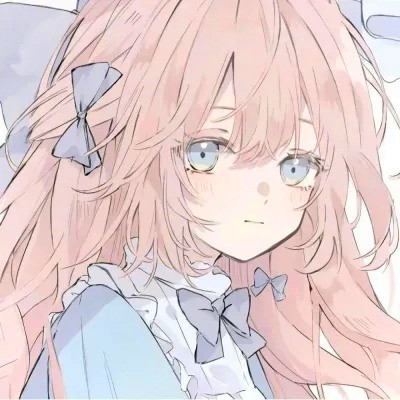 女生头像高级质感干净动漫