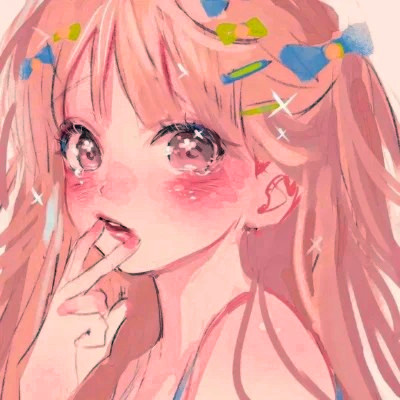 好看精致女生单人头像动漫图片