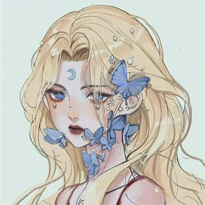 好看精致女生单人头像动漫图片