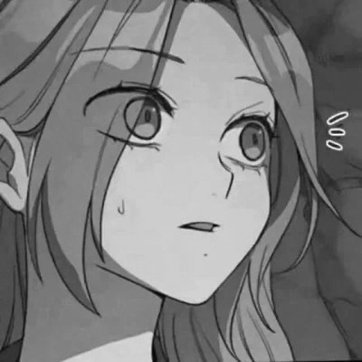高级感黑白动漫女头