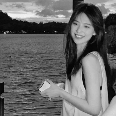 可爱黑白女头图片
