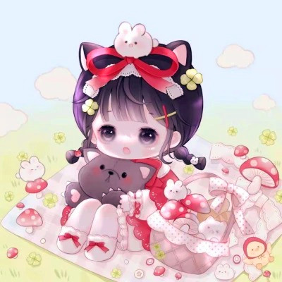 微信头像图片卡通可爱女生