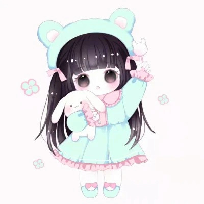 微信头像图片卡通可爱女生