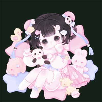 微信头像图片卡通可爱女生
