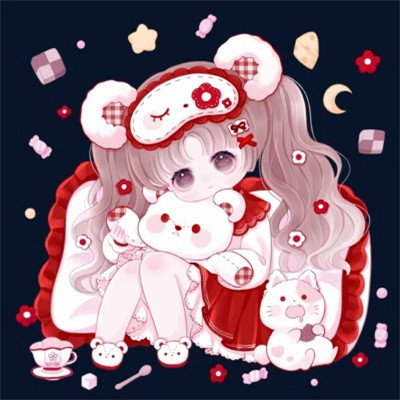 微信头像图片卡通可爱女生