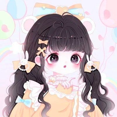 微信头像图片卡通可爱女生