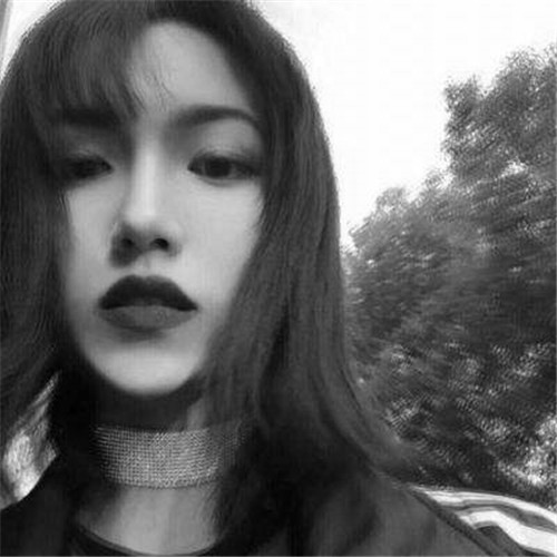 女生冷酷无情霸气黑白头像图片