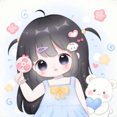 2025年超火女生头像可爱卡通图片
