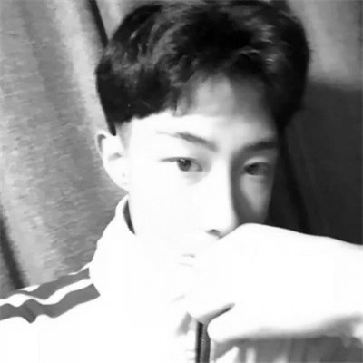 男生头像 痞帅 黑白