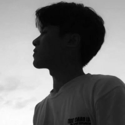 男生头像 痞帅 黑白