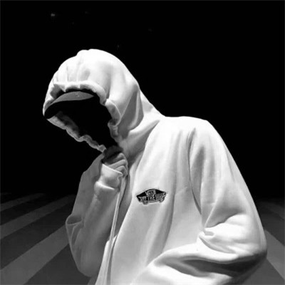男生头像 痞帅 黑白