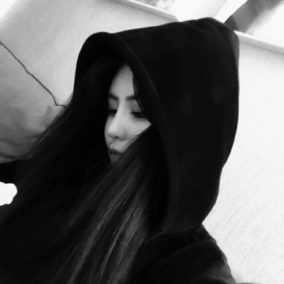 超拽霸气黑白女生头像图片