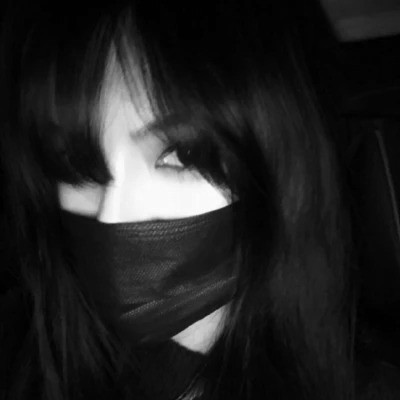 超拽霸气黑白女生头像图片