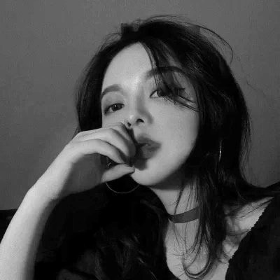 超拽霸气黑白女生头像图片