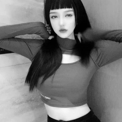 超拽霸气黑白女生头像图片