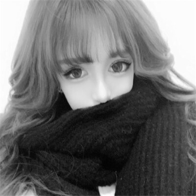 超拽霸气黑白女生头像图片